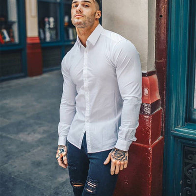 Men's Fashion Casual Long Sleeve Sports Shirt