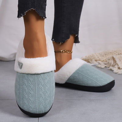 Slippers Baotou Warm Flat Slippers