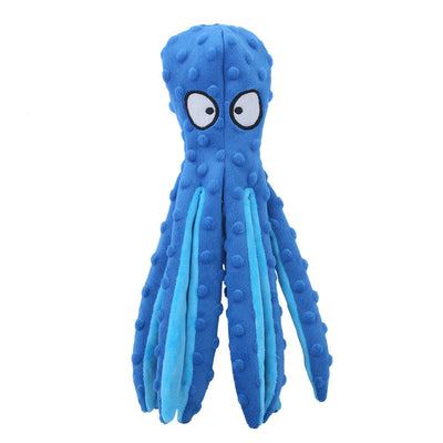 New Hot Sale Eco-friendly New Design Pet Plush Octopus Cat Dog Toy