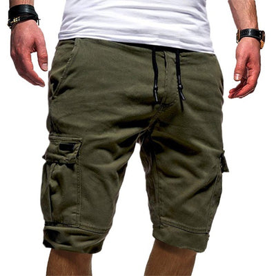 Men Casual Jogger Sports Cargo Shorts Military Combat