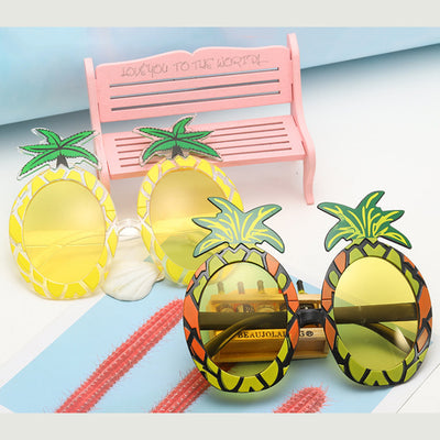 Custom Hawaiian Style Pineapple Party Sunglasses