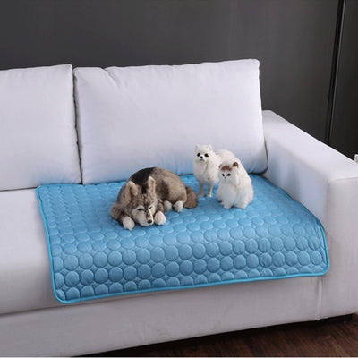 Pet Summer Portable Ice Silk Cooling Pad