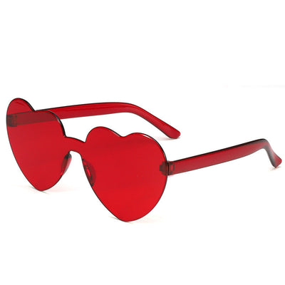 Ladies Love Shape Ocean Piece Personality One Piece Sunglasses