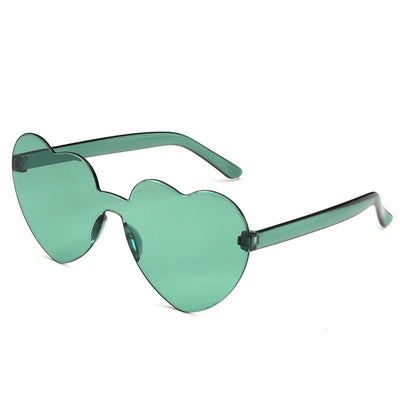 Ladies Love Shape Ocean Piece Personality One Piece Sunglasses