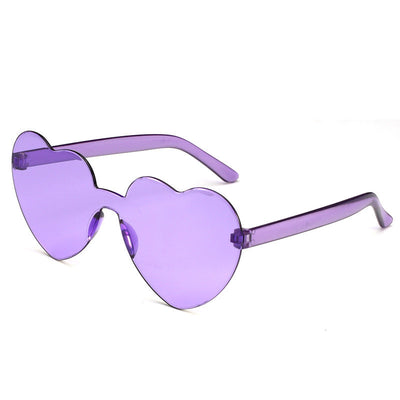 Ladies Love Shape Ocean Piece Personality One Piece Sunglasses