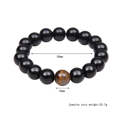 Tiger Eye Stone Bracelet Natural Stone Bracelet