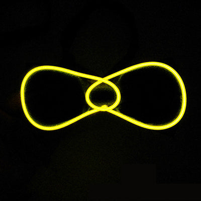 Tie Wedding Party Decoration Neon LED Luminous Bow Tie