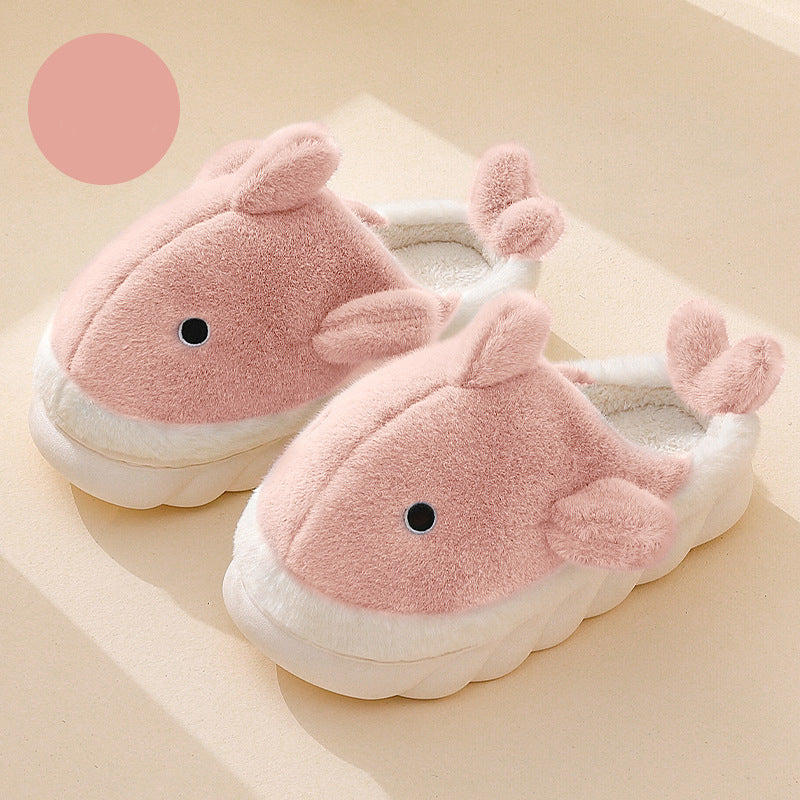 Shark Slippers Soft Sole Furry Shoes