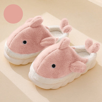 Shark Slippers Soft Sole Furry Shoes