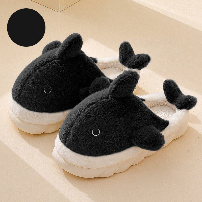 Shark Slippers Soft Sole Furry Shoes