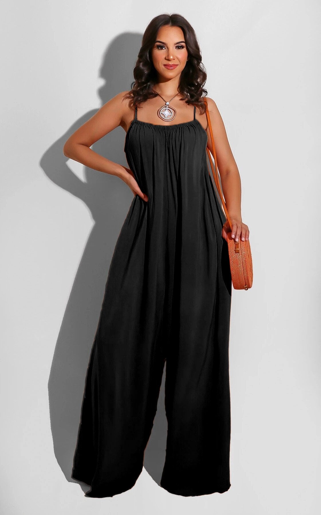 Casual Suspender Women's Jumpsuit