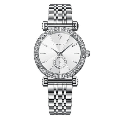 Women's Steel Belt Diamond-Embedded Watch - Elegance Redefined