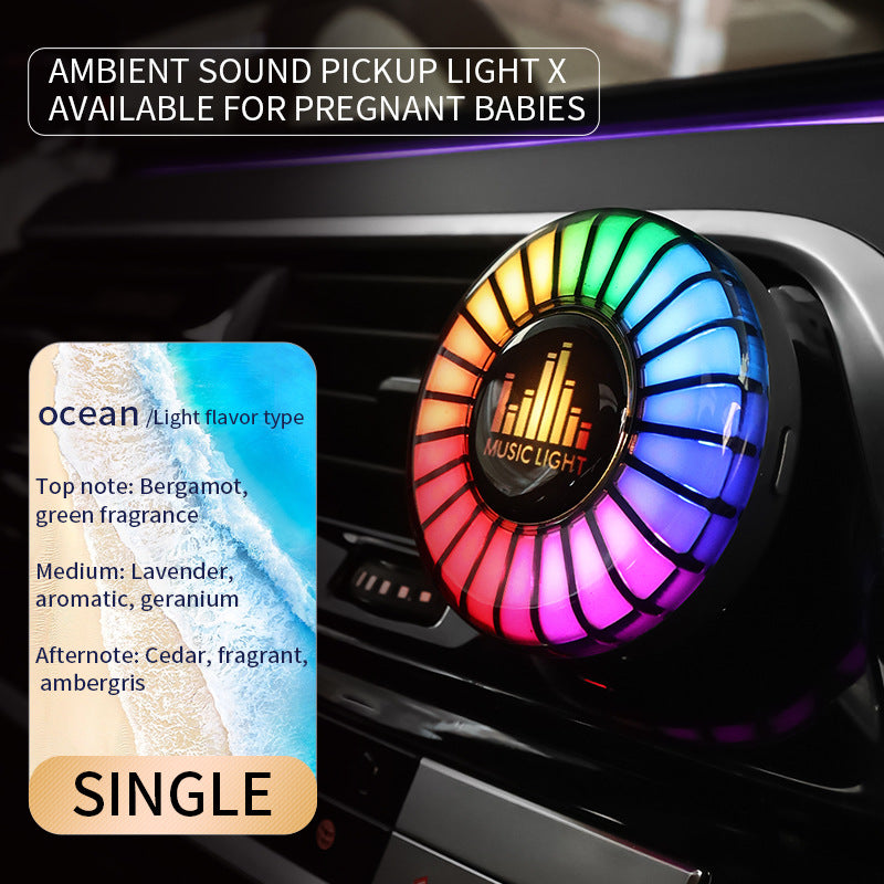 Car Aromatherapy & Sound-Activated LED Perfume Light