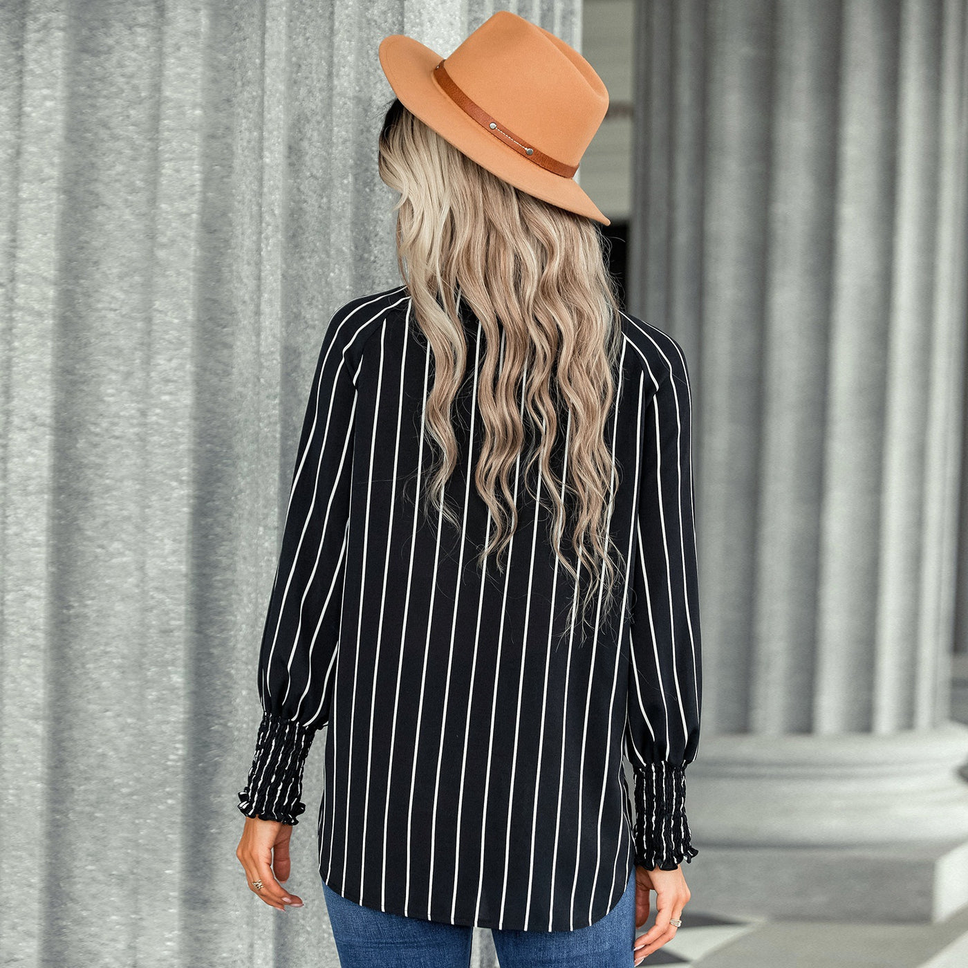 New Striped Shirt Fashion Casual Loose