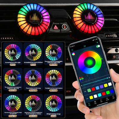 Car Aromatherapy & Sound-Activated LED Perfume Light