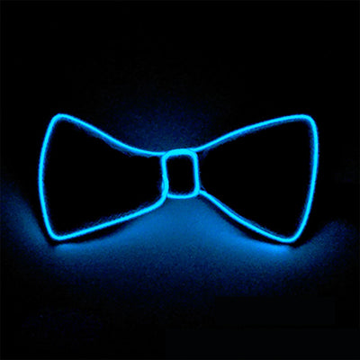 Tie Wedding Party Decoration Neon LED Luminous Bow Tie