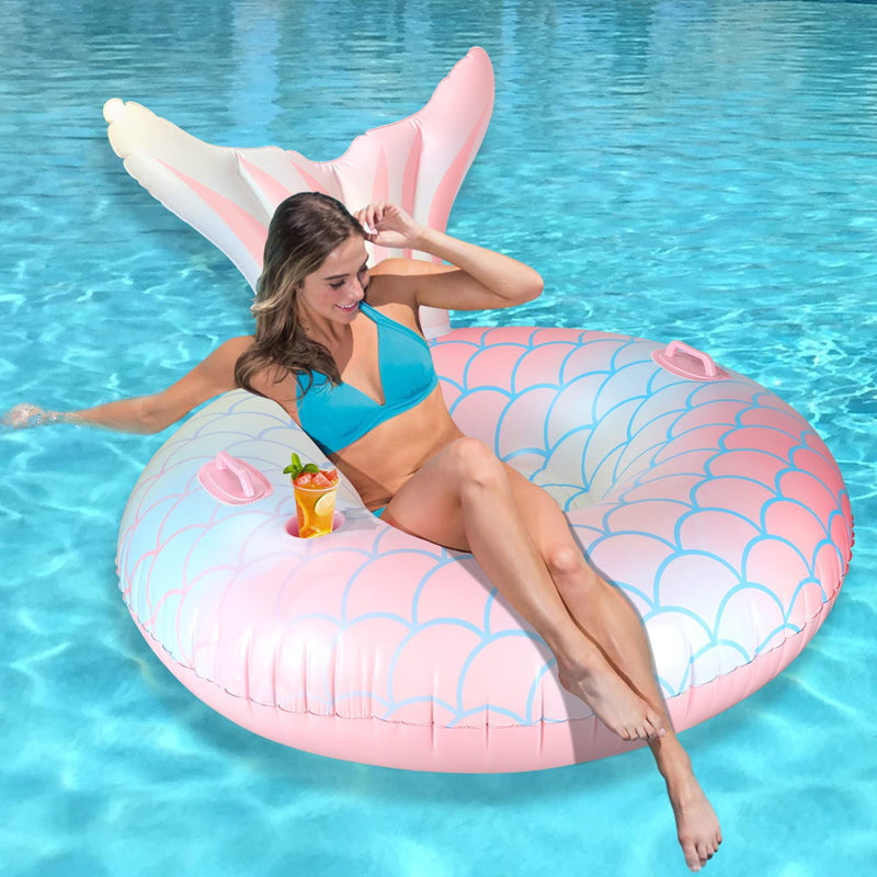 Water Sofa Swimming Inflatable Recliner Mermaid