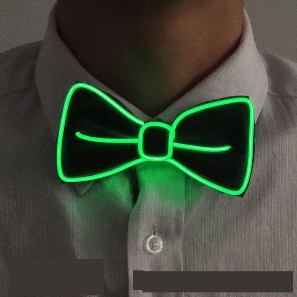 Tie Wedding Party Decoration Neon LED Luminous Bow Tie