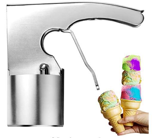 Big Ice Cream Scoop With Spring-powered Trigger Big Volume Scoop Old Fashion Style Scoop Nostalgic Scoop Easy To Clean Kitchen Gadgets