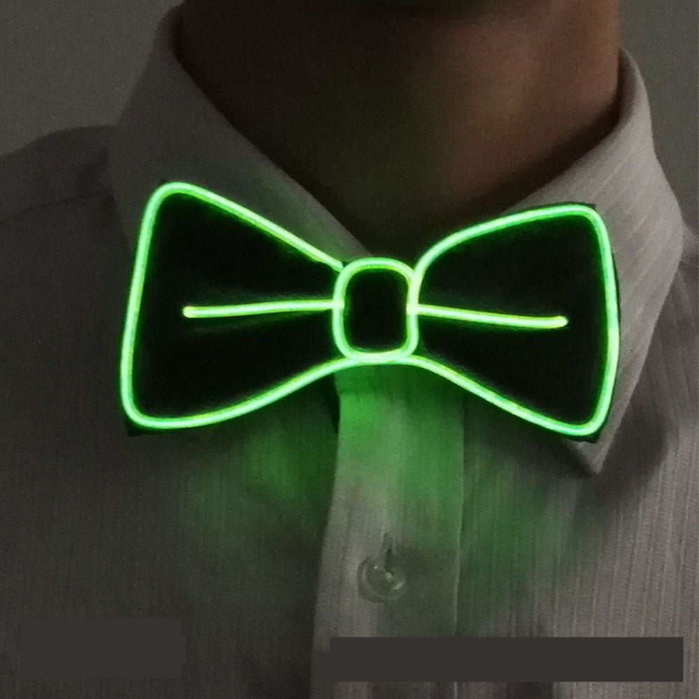 Tie Wedding Party Decoration Neon LED Luminous Bow Tie