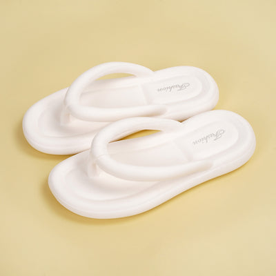 New EVA Rubber And Plastic Stepping On Shit Touching Flip-Flops Fashion Casual Ladies Beach Flip-Flops For Outer Wear