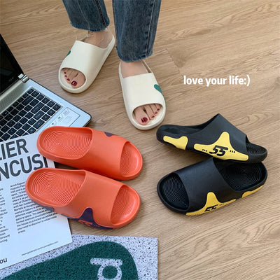 New Sandals And Slippers Thick Bottom Non-Slip Beach Wear Trend