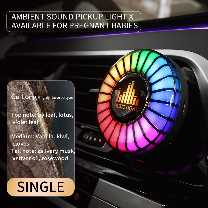 Car Aromatherapy & Sound-Activated LED Perfume Light