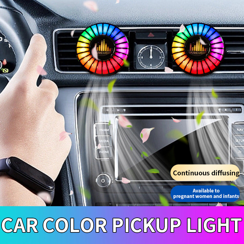 Car Aromatherapy & Sound-Activated LED Perfume Light