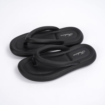 New EVA Rubber And Plastic Stepping On Shit Touching Flip-Flops Fashion Casual Ladies Beach Flip-Flops For Outer Wear