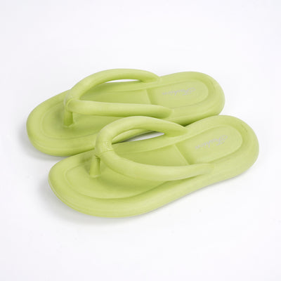 New EVA Rubber And Plastic Stepping On Shit Touching Flip-Flops Fashion Casual Ladies Beach Flip-Flops For Outer Wear