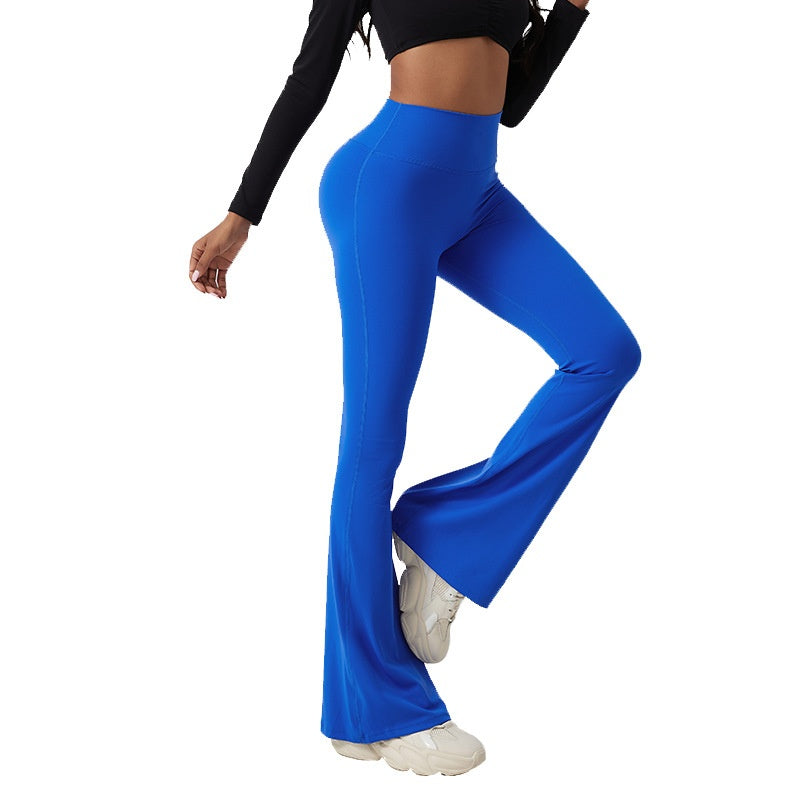 Women's High-Waist Bell-bottom Yoga Pants for Stylish and Comfy Fitness