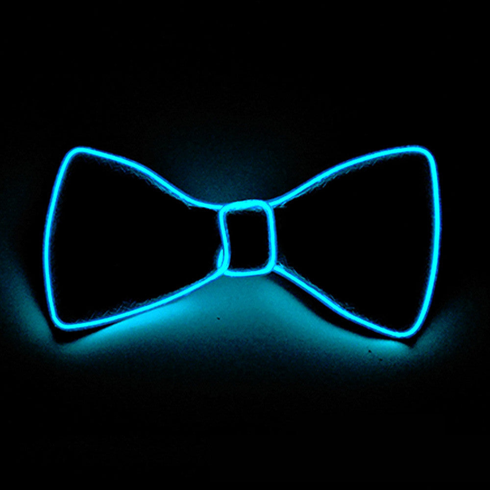 Tie Wedding Party Decoration Neon LED Luminous Bow Tie