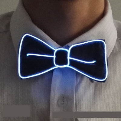 Tie Wedding Party Decoration Neon LED Luminous Bow Tie