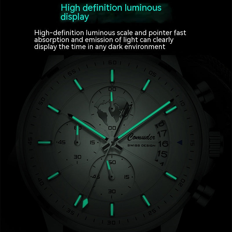 Full-Automatic Waterproof Luminous Calendar Watch