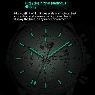 Full-Automatic Waterproof Luminous Calendar Watch