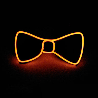 Tie Wedding Party Decoration Neon LED Luminous Bow Tie