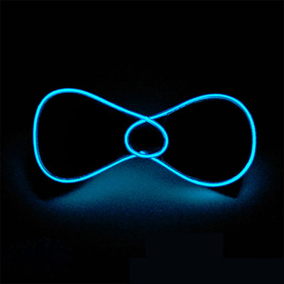 Tie Wedding Party Decoration Neon LED Luminous Bow Tie