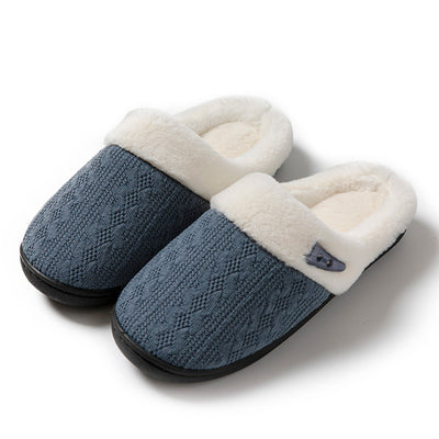 Slippers Baotou Warm Flat Slippers