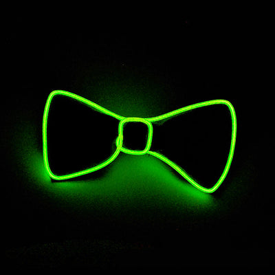 Tie Wedding Party Decoration Neon LED Luminous Bow Tie