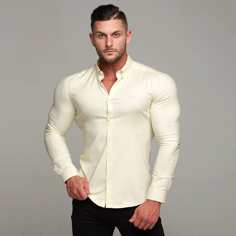 Men's Fashion Casual Long Sleeve Sports Shirt