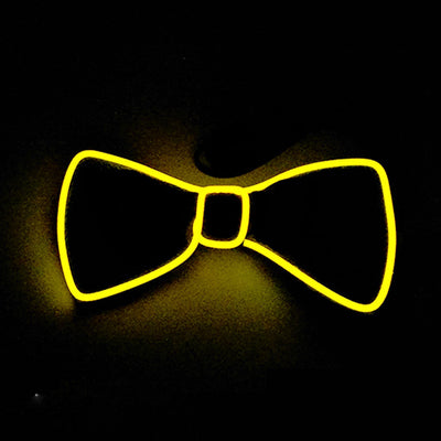 Tie Wedding Party Decoration Neon LED Luminous Bow Tie