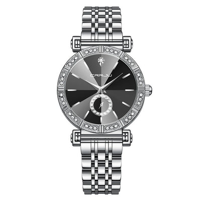 Women's Steel Belt Diamond-Embedded Watch - Elegance Redefined