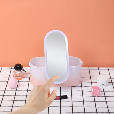 LED Portable Makeup Mirror Box