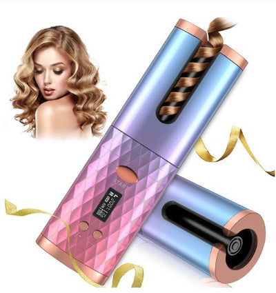 Rechargeable Automatic Hair Curler Women Portable Hair Curling Iron