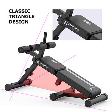 Adjustable Sit up Bench AB Flat Incline Decline Abdominal Training Crunch