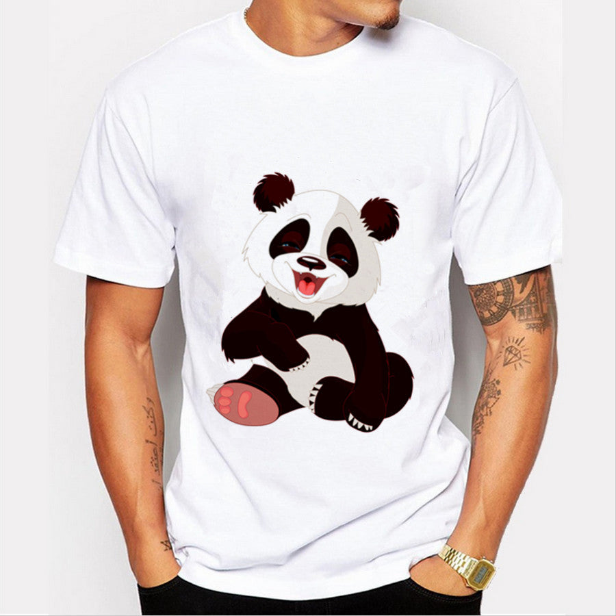 Panda expression new short sleeves