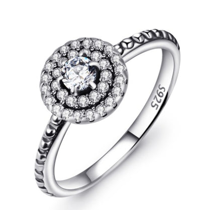 925 Sterling Silver Diamante Ring