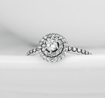 925 Sterling Silver Diamante Ring - Be You Cute Boutique