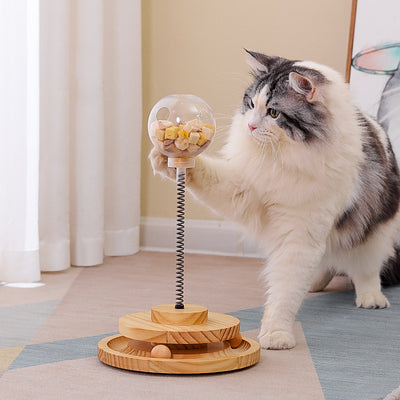 Cat Treats Dispenser Toy Slow Feeder