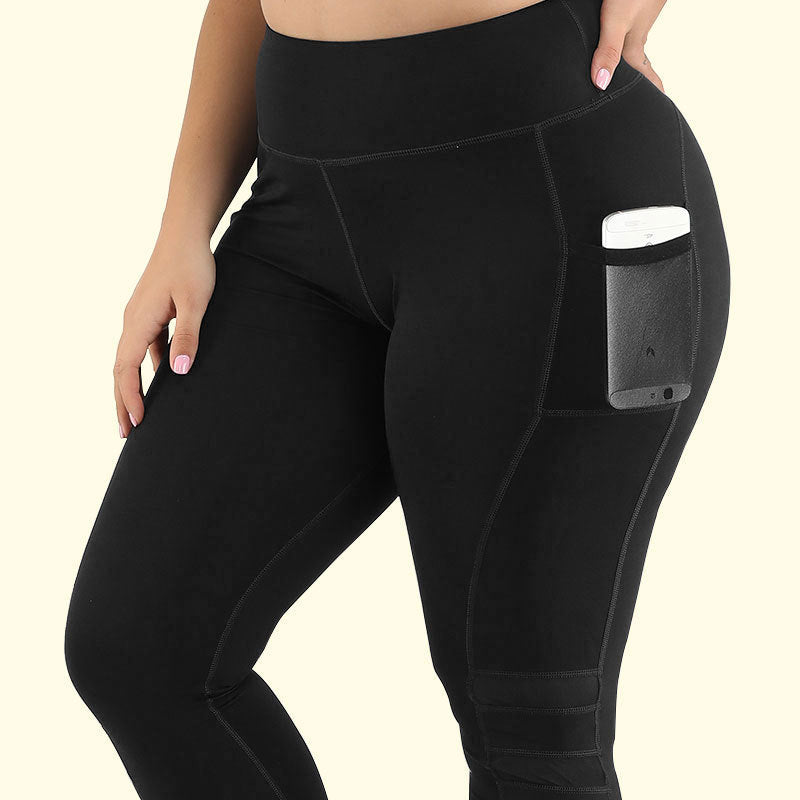 Plus size Women Yoga Leggings pants cropped